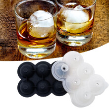 Moule à glaçons sphériques – Moules à glaçons en silicone de haute qualité, ultra-flexibles, pour whisky, cocktails, boissons, thé glacé et