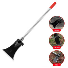 Houe de jardin en acier à haute teneur en manganèse de qualité supérieure, outil ergonomique pour désherber et creuser – pelle