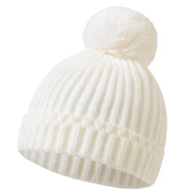Baby Beanie Hat Infant Newborn Toddler Winter Warm Knit Cap Winter Warm Hat White 0-12 Months