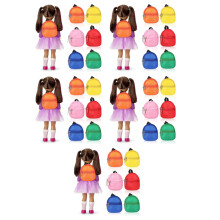5Stk Kinder Mini Rucksack Anhänger Mit Mehreren Fächern Zum Dekorieren