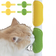 4-Pack Silicone Cat Scratcher and Massager – Adjustable Pet Scratch Pads for Furniture Legs & Corners, Soft & Flexible Silicone for Cats and Dogs