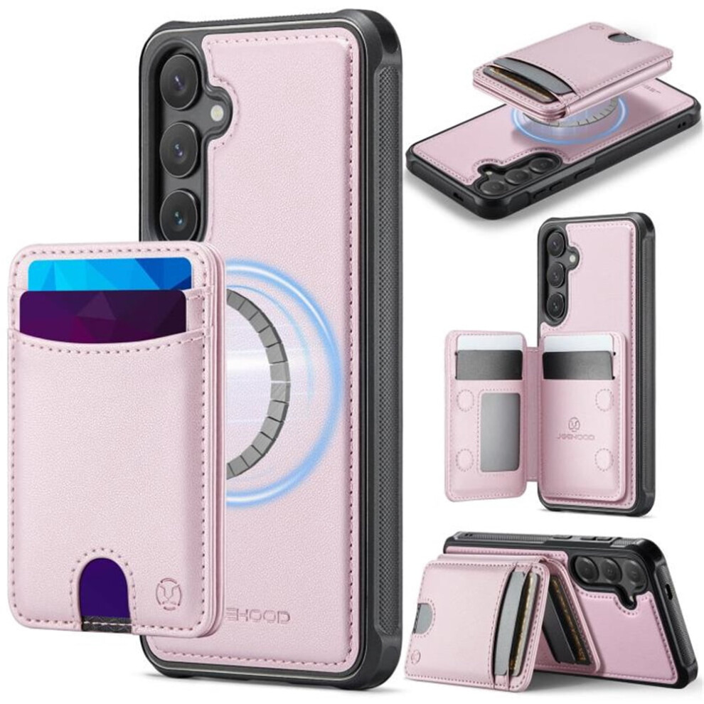 Jeehood Samsung Galaxy S23 Fe 5G Case Pu Leather Rfid Pink 975221384850