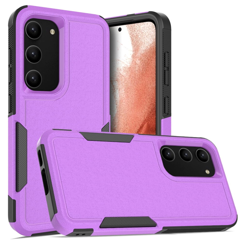 Defender Case For Samsung Galaxy S23 5G – Heavy Duty, Dustproof, Shockproof, Non-Slip Rugged Cover, Purple 9353595637795