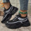 Γυναικεία αθλητικά παπούτσια Willtoo Chunky Knit Mesh Y2K, ελαφριά, μαλακή σόλα για περπάτημα, 1