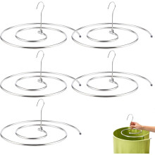 Stainless Steel Spiral Sheet Hanger – Rotating, Space-Saving Laundry Hanger for Dorms, Beds, Sofas & More