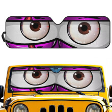 Foldable Windshield Sun Shade for Jeep Wrangler and