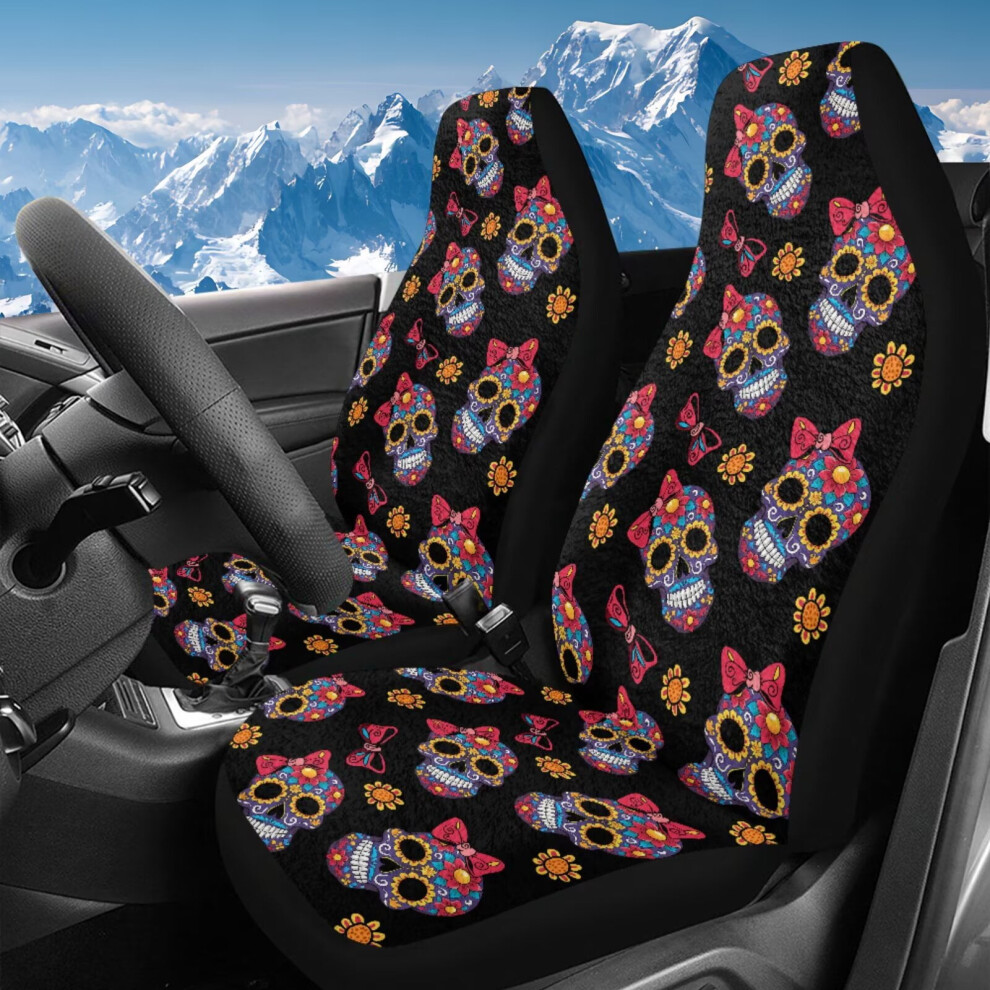 Car Front Seat Covers Soft Plush High Back Bucket Style 2 Coral 913211554432