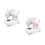 2Pcs Mini Sewing Machine Double Thread Portable Multi-Color LED Light 6