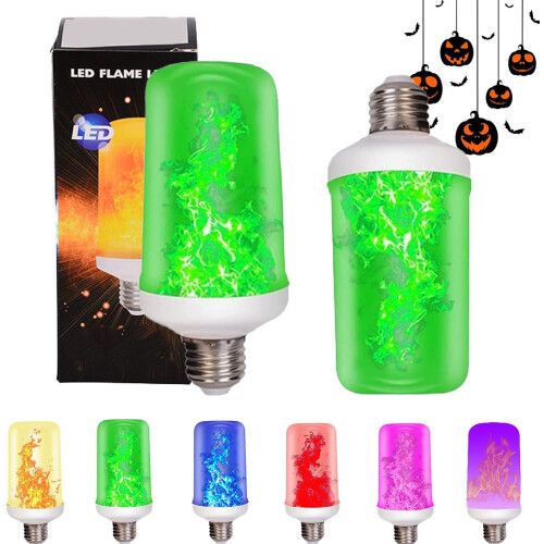 LED Flame Light Bulb Gravity Sensing 4 Modes