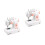 2Pcs Mini Sewing Machine Double Thread Portable Multi-Color LED Light 7