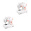 2Pcs Mini Sewing Machine Double Thread Portable Multi-Color LED Light 9