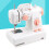 2Pcs Mini Sewing Machine Double Thread Portable Multi-Color LED Light 11