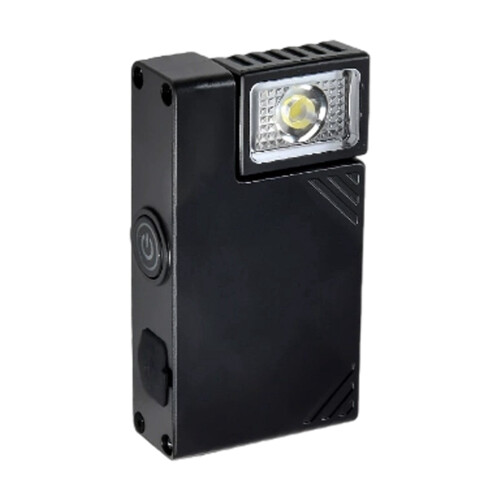 Rechargeable Mini Rotating Head Flashlight Compact Powerful Portable Light for Outdoor Emergency and Camping