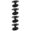 4Pcs Black Shear Organizer Rack for Barbershop Scissors and Combs 9