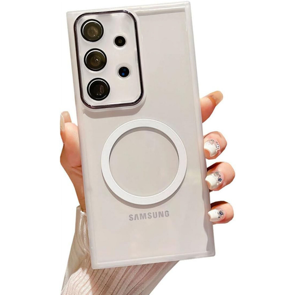 Compatible With Galaxy A52 5G Magnetic Clear Case Â Slim Tpu Shockproof Camera Lens Cover, Compatible With Magsafe 9327961728080