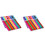 2Sets Assorted Color Wax Pencil Triangular Crayons Kids Washable 3