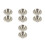 8Pcs Multi-Function Silver Sauce Cups Stainless Steel Condiment Bowls 1