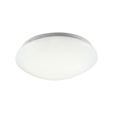Plafonnier LED rond à intensité variable, éclairage blanc chaud, écoénergétique, étanche, détecteur de mouvement, design moderne et élégant.