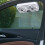 2Pcs USB Car Ventilation Fan ABS White Auto Exhaust Cooling Fan 4