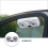 2Pcs USB Car Ventilation Fan ABS White Auto Exhaust Cooling Fan 8