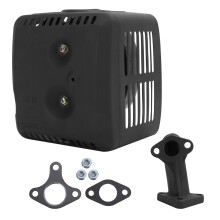 Exhaust System For Honda Compatible Muffler, High-Quality Replacement With Compatibility In Multiple Engines, Ensuring Durability And Noise Reduction
