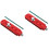 2Pcs Woodworking Drawing Compass Red Metal Scribe Tool for Carpentry 3