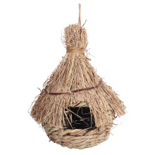 Garden Bird House, Breathable Natural Hay Woven, Offers A Protective Shelter, Strong And Durable For Outdoor Bird Lovers