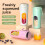 Juicer Cup Wireless Charging Small Portable Juicer Cup Multifunctional Household Fully Automatic Fruit Blender White 5