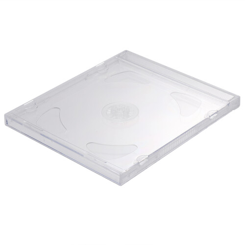 30Pcs Transparent Cd Case for Media Storage Portable Dual Disc Package 2