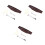 3Pcs Bamboo Acoustic Guitar Bridge for Use Assorted 4