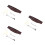 3Pcs Bamboo Acoustic Guitar Bridge for Use Assorted 5