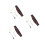 3Pcs Bamboo Acoustic Guitar Bridge for Use Assorted 6