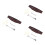 3Pcs Bamboo Acoustic Guitar Bridge for Use Assorted 7