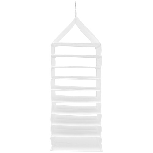 3Pcs Washable White Closet Organizer Hanging Wardrobe Storage Bags 2