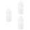 3Pcs Washable White Closet Organizer Hanging Wardrobe Storage Bags 7