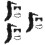 3Ensembles Ensemble Oreilles Queue Furry Costume Animal Noir Pour Soirée 7