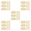 75Pcs Plastic Covers Beige Easy Installation for Home 8