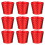 30St Plastic Xmas Tree Bucket Creatief Stevig Kerstboomhouder 3