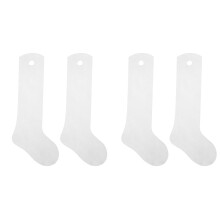 4Stk Strapazierfähiges Aluminium Sock Board Weiß Für Transferdruck