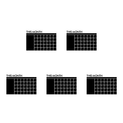 5Stk Flexible Multi-Planer Schwarz Für Haushalt Und Büro