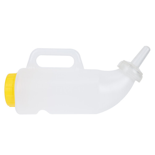 1Pc White Livestock Feeding Bottle Plastic Lamb Calf Nursing Tool