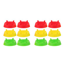 12Pièces Porte Ballons Coloré Support Basket Football Volley