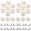 50 Pcs Flat Back Pearls For Crafting Buttons Miss 1