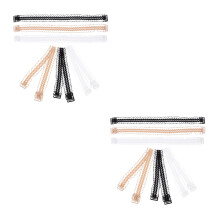 6Pairs Colorful Lace Elastic Bra Straps Non-Slip Comfortable Women