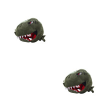 2Pcs Green Dinosaur Plush Hat Animal Cap for Charming Party and Photos