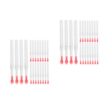 120Stk Lippenbürste Aus Silikon Mit Kappe Für Lippenstift Und Lipgloss