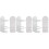 6Pcs Electric Toothbrush Holders Wall Mounted White Iron Storage 1