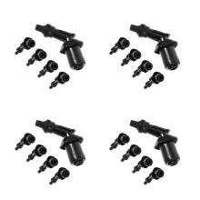 20Pcs Durable Black Plug Caps Boot Covers for Use