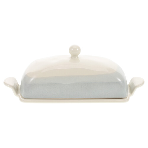 Ceramic Butter Container With Lid For Kitchen And Refrigerator