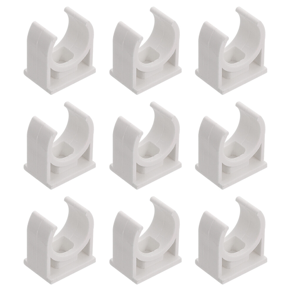 100-Piece Beige Pvc U Clamp Bracket Pipe Hangers Set For 3711780839854